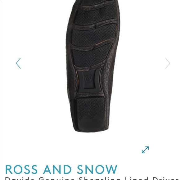 Ross & Snow Davide Genuine Shearling Lined Driver - Picture 13 of 13